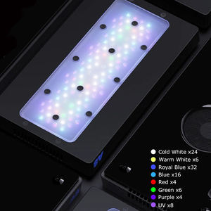 Aipai 240W Volledig Spectrum Led Aquarium Licht Kralen A8se/A8pro Wifi App Gecontroleerde Boxed Rif Lichten Voor Aquarium Koraalrif - Product Image 3