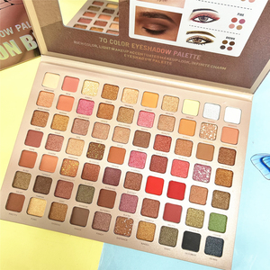 Belleza nuevo patrón <span class=keywords><strong>de</strong></span> moda 70 <span class=keywords><strong>colores</strong></span> nacarado mate <span class=keywords><strong>tierra</strong></span> Color multicolor <span class=keywords><strong>paleta</strong></span> <span class=keywords><strong>de</strong></span> sombras <span class=keywords><strong>de</strong></span> ojos <span class=keywords><strong>maquillaje</strong></span> - Product Image 3