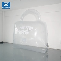 Sac à main gonflable transparent en PVC personnalisé pour la publicité et la décoration d'événements en plein air