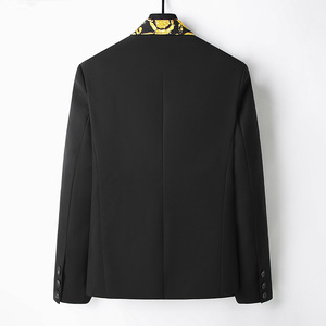 Veste de <span class=keywords><strong>costume</strong></span> pour homme, tendance mode printemps-automne, imprimée, grande taille - Product Image 2