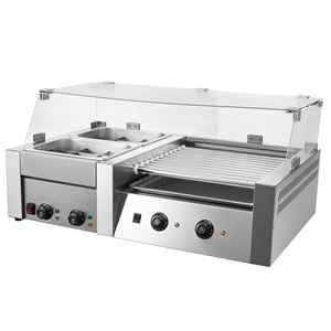 موقد فاخر Kanto لطبخ الهوت دوج موقد تجاري ثنائي الغرض طباخ أودين شواية مدحلة هوت دوج رائجة البيع جديد - Product Image 1