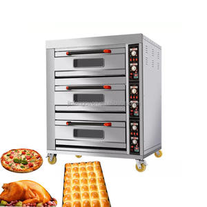 Ticari kapalı gaz 1 güverte 2 tepsi ekmek fırını elektrikli pişirme fırını ev ekmek ve kek için - Product Image 2