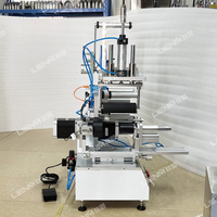 Étiqueteuse semi-automatique peut machine d'impression d'étiquettes de bouteilles rondes