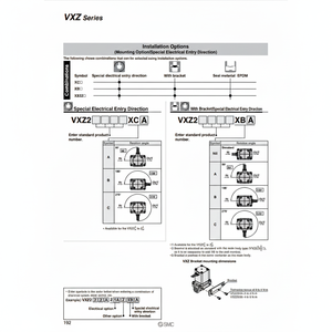 Pièces pneumatiques de l'électrovanne pneumatique SMC VXZ245FZ2G - Product Image 1