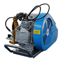 Pompe de plongée sous-marine portable YiBang 5,5 kW 7,5 CV 265 L/min 300 bar 30 MPa 4500 psi 380 V 50 Hz, compresseur d'air respiratoire haute pression
