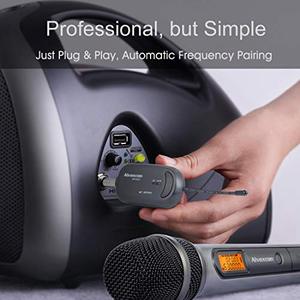 ميكروفون يدوي لاسلكي احترافي للتسجيل الصوتي الديناميكي من البلاستيك Panvotech - Product Image 4