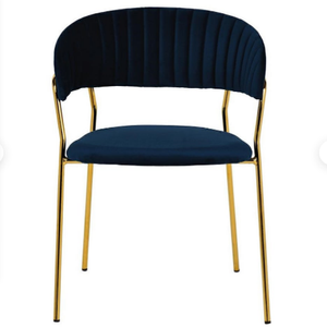 <strong>Blush</strong> <strong>pink</strong> with Golden Frame Upholstered Velvet <strong>Dining</strong> <strong>Chair</strong> - Product Image 6