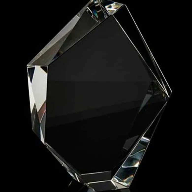 Tùy chỉnh Hot Bán Logo không thường xuyên pha lê Trophy pha lê giải thưởng Glass Sao Trophy