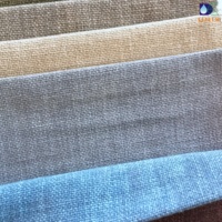Home Deco 100% Polyester Leinen Sofa Couch bezug Schwere breite Leinen Stoff Polsterung Plain Fleece Stoff Material Stoff Home Decor