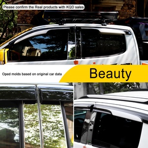 แผ่นบังแดดกันฝนสำหรับประตูรถยนต์ ราคาโรงงาน สำหรับ Toyota Fortuner ปี 2015 ขึ้นไป - Product Image 4