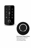 Controlador de Acceso Táctil para Exteriores Tuya WiFi IP65 con Relé Wiegand para Automatización de Barrera de Vehículos en Estacionamientos