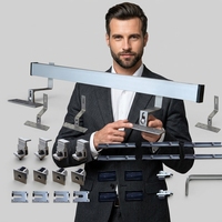 Kit de fixation de panneaux solaires Levin Power pour toits métalliques à pente standard, toits en tuiles ou en bardeaux à pente inclinée ou plate