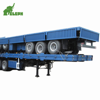 Semi-remorque à paroi latérale en acier au carbone anti-corrosion pour la logistique de fret général sur long trajet