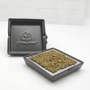 Bandeja <span class=keywords><strong>de</strong></span> germinación <span class=keywords><strong>de</strong></span> <span class=keywords><strong>semillas</strong></span> <span class=keywords><strong>de</strong></span> cerámica con placa <span class=keywords><strong>de</strong></span> germinación cuadrada negra <span class=keywords><strong>de</strong></span> alta calidad con tapa <span class=keywords><strong>de</strong></span> malla <span class=keywords><strong>de</strong></span> acero inoxidable para Kit <span class=keywords><strong>de</strong></span> germinación - Product Image 6