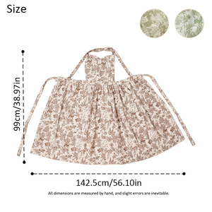 Tablier personnalisé avec logo, réglable à la taille, en coton et lin, pour restaurant, <span class=keywords><strong>jardin</strong></span>, café, chef, barbier, <span class=keywords><strong>salon</strong></span> <span class=keywords><strong>de</strong></span> beauté, cuisine, pour femmes - Product Image 6