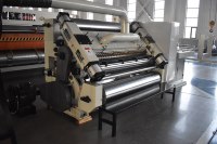 Ligne de production de carton ondulé simple face 2 plis, machine à onduler simple face pour ondules B, C, E