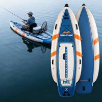 Planche de surf gonflable de haute qualité pour la pêche et le paddle, planche de paddle gonflable, planche de surf debout, vente en gros