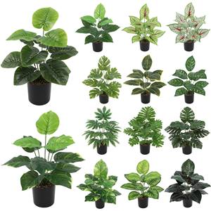 Venta al por mayor de hojas artificiales de tacto <span class=keywords><strong>real</strong></span> de alta calidad plantas verdes hojas de <span class=keywords><strong>laurel</strong></span> para sesiones de fotos Decoración Para sala de estar flor - Product Image 3