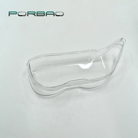 PORBAO pour E66/E65 2003-2005 – Cache-phare transparent en plastique pour E66/E65, pièce de rechange automobile très vendue
