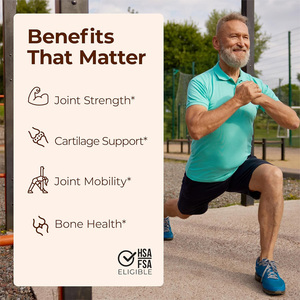 Capsules <span class=keywords><strong>de</strong></span> <span class=keywords><strong>Glucosamine</strong></span>, Chondroïtine, Curcuma et MSM sous Marque Blanche (90 Capsules/flacon) – Complément <span class=keywords><strong>de</strong></span> Soutien Articulaire - Product Image 3