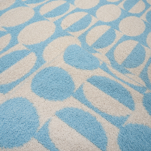Manta de Chenilla Tejida con Puntos Geométricos <span class=keywords><strong>Azul</strong></span> Claro, Súper Suave, Cálida, Plegable, Lavable, para Todas las Temporadas, para Sofá - Product Image 2