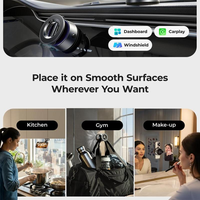 LISEN 360 °   Support de téléphone magnétique pour voiture à ventouse électrique réglable, adsorption automatique, support pour iPhone 17 16 Pro Max