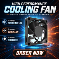 Ventilateur axial CC sans balais WellSunFan FD07015 avec dissipateur thermique en cuivre, pièce de rechange pour boîtier d'ordinateur et équipement d'aquarium