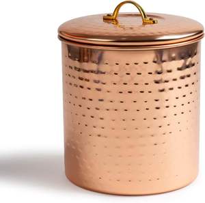 Ensemble de boîtes métalliques en acier de qualité supérieure avec couvercles hermétiques pour le stockage des aliments dans le comptoir de la cuisine moderne et l'affichage élégant - Product Image 6