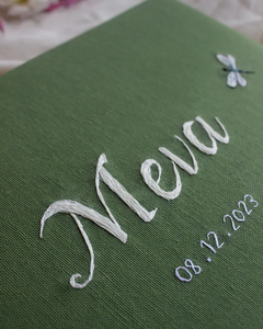 Tùy chỉnh lớn Wedding Album với Thêu handmade DIY cứng Linen Bìa Chất lượng cao 30x30cm ảnh cưới cuốn sách - Product Image 5