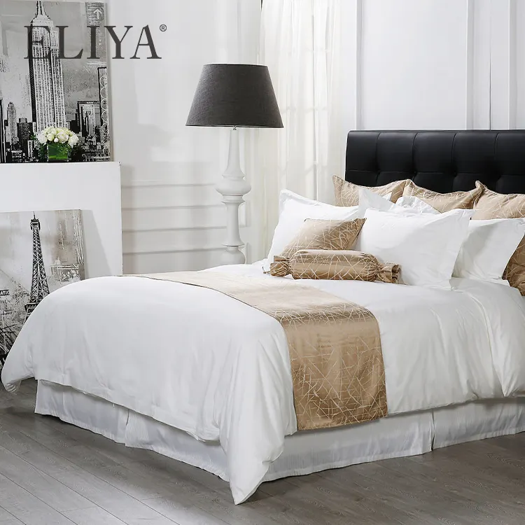 ELIYA 100% cotton 5 star hotel linen comforters and bedspreads