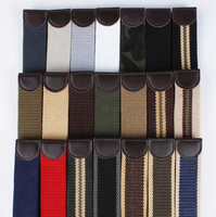 Cinturón de Lona Táctica para Hombre, Diseño OEM, Logotipo Personalizado, con Hebilla Metálica Resistente, para Uso Casual al Aire Libre