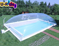 Vente en Gros de Couverture de Piscine Gonflable Transparente Personnalisée, Dôme de Piscine Gonflable