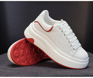 Baskets blanches à plateforme pour femmes, nouveau style printemps 2025, tendance, sportives, décontractées et polyvalentes - Product Image 6