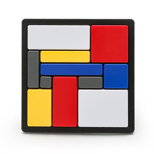 Cubos educativos interactivos para niños, bloques de construcción de plástico, juegos EN71, rompecabezas lógico para inteligencia de pensamiento lógico - Product Image 1