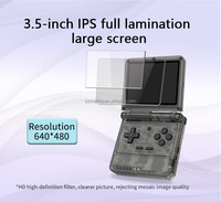 Consoles de jeux portables Powkiddy V90S, écran Full HD 3,5 pouces, lecteur de jeux de poche portable, 16 simulateurs, console de jeux vidéo rétro avec Wi-Fi