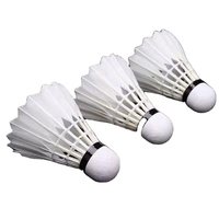 Ballon de badminton en plumes de canard et d'oie, idéal pour l'entraînement en intérieur et en extérieur, stable, durable et disponible en gros
