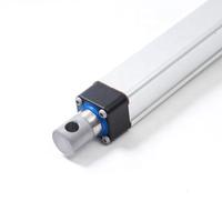 Meilleure vente, tige de poussée électrique personnalisée 12000n DJ805G moteur à aimant Permanent cc étanche actionneur linéaire facile à installer