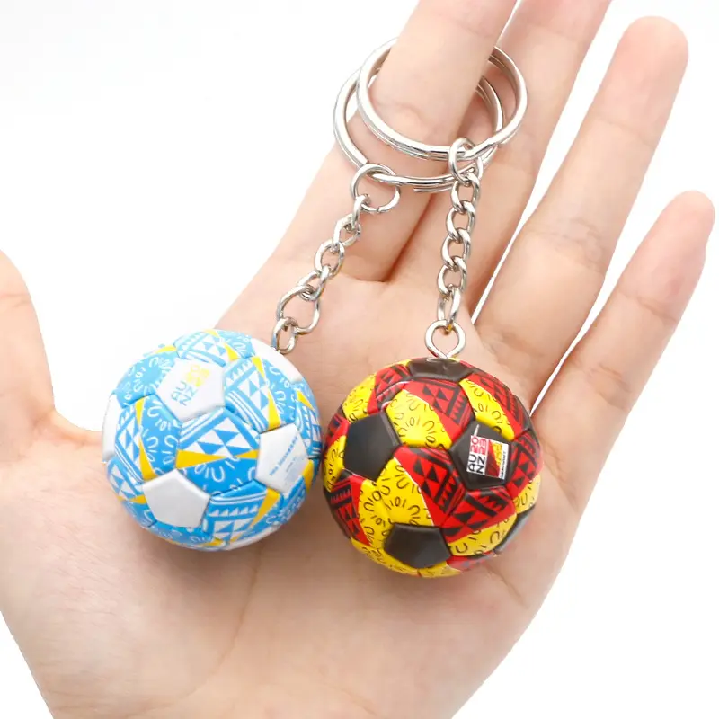 Football keychain pendant Gift Fans small gift bag ball pendant key chain School event gift