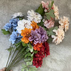 Flores Artificiales Yiyi, Peonía India, 30cm-100cm, Tela de Seda, Decoración de Bodas, Estilo Ramas - Product Image 2