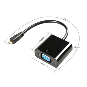 Adaptador Micro HDMI a VGA de 0,2 m para convertidor de vídeo de ordenador portátil 1080P - Product Image 4