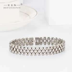 Sıcak satış toptan özel Charm manyetik enerji germanyum titanyum erkek bilezik - Product Image 4