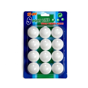 Konford Custom 12 PCs 6PCs Blister Pack Plástico Tenis de mesa OEM Impreso Logo Venta al por mayor <span class=keywords><strong>Pingpong</strong></span> con tarjeta de color Pelotas de ping-pong - Product Image 4