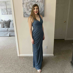 TEENYEE Slim fit cóctel malla damas de honor <span class=keywords><strong>vestido</strong></span> vestidos mujeres señora elegante Formal para fiesta de noche de día - Product Image 4