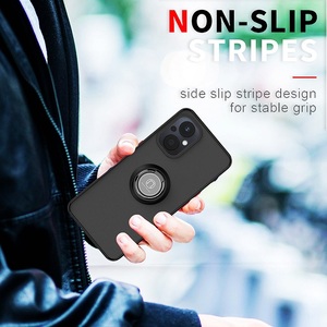 Funda de teléfono translúcida con soporte de anillo para cámara, carcasa mate de PC TPU para OPPO Reno7 Z Reno8 Z A96 Nord N20 5G - Product Image 5