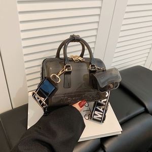 Juego de 2 Bolsos de Gelatina Coloridos, Mini Bolso de Hombro, Bolso de Mano Impermeable de PVC, Bolsa de Almacenamiento Portátil, Bolsa de Viaje, Bolso de Moda - Product Image 4