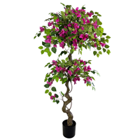 Vente en gros de bougainvilliers artificiels de 150cm en fausse soie bougainvillier bonsaï pour la maison, le bureau, le patio, le balcon et la décoration de mariage