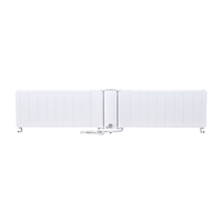 Radiateur électrique portable multifonctionnel pliable contrôlé à distance/Wi-Fi, ventilation au sol par convection, protection contre la surchauffe