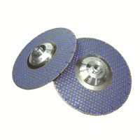 M14 processus de galvanoplastie à bride diamant double face ciel étoilé disque de meulage marbre carrelage pierre disque de coupe