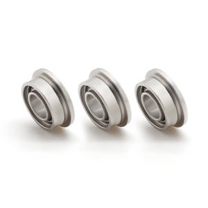 SMF63Z Stainless Steel Flange Bearing Corrosion-Resistant Silicon <b>Nitride</b> Ceramic Ball Miniature Deep Groove Ball Bearing - Product Image 4