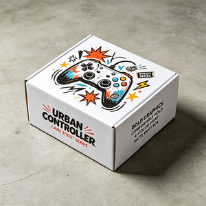 Scatola <span class=keywords><strong>di</strong></span> Spedizione in Cartone Ondulato Bianco con Stampa Digitale Premium per Controller <span class=keywords><strong>di</strong></span> Gioco, Spedizione Rapida in 72 Ore, Cartone per Vendita al Dettaglio Cyber Response - Product Image 2